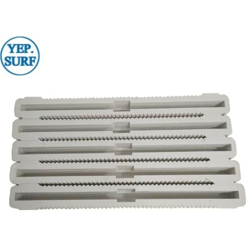 SUP Board Fin Box White and Black Plastic 10" Surfboard Fin Box Surf Fin Box