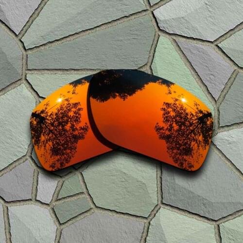 Red Orange Sunglasses Polarized Replacement Lenses for Oakley Big Taco