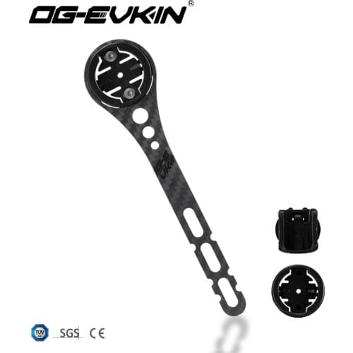 OG-EVKIN CM-001 Carbon Computer Mount 3k For Garmi/Bryton/Wahoo Road/MTB Bike Handlebar Mount Holder Support Bicycle Accessories