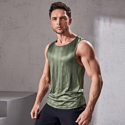 Singlet Men Tank Top Vest Gym Running Jogging Fitness Bodybuilding Weight-lifting Basketball Sport Jersey Sleeveless Shirt