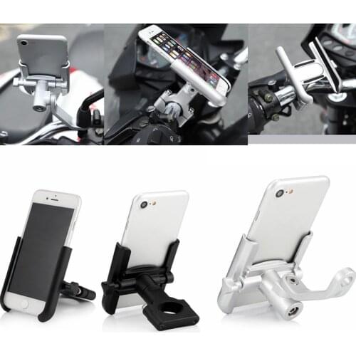 MOTOWOLF Metal Bike Bicycle Motorcycle Handlebar Mount Holder 360 Degrees Rotation Phone Holder For Iphone Samsung XIAOMI