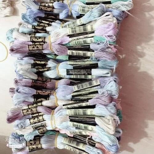 5pcs/lot DMC thread a little dirty for cross stitch fabric floss DIY handmade needlework embroidery craft