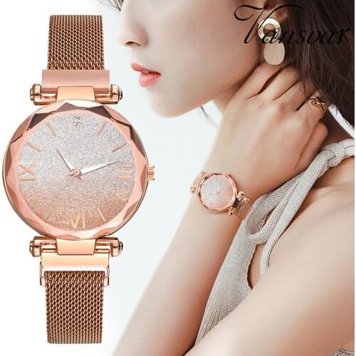 Luxury Classic Business Womens Watch Magnet Buckle Gradient Starry Roman Hot Sale Gift Christmas Watch Reloj Relojes Para Mujer