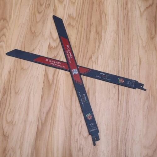 2pcs 300mm 14TPI BIM Reciprocating Sabre Saw Blades for Cutting Metal Aluminum K1KA