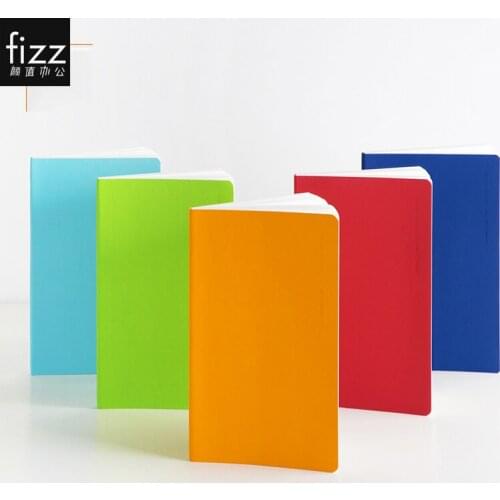 Fizz Rou Series Soft Leather Notebook Business Meeting Notebook Portable Small Bookkeeping For Student Diary Office Worker