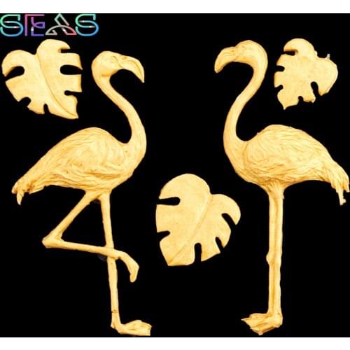 Leaf Silicone mold Flamingo Fondant Mold Cake Decorating Tools Chocolate Mold Baking Mold Silicone Molds For Baking