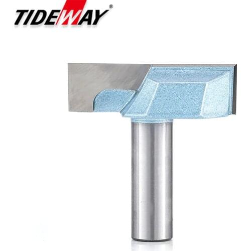 Tideway Cleaning Bottom CNC Router Bits Trimming Wood Engraving Milling Cutter Slotting Industrial Grade Woodworking Tool Bit