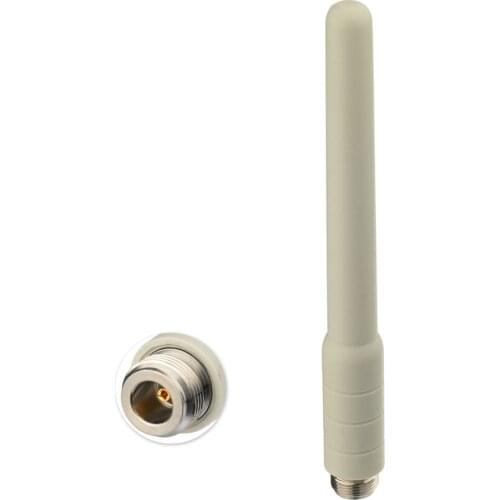 Superbat 5GHz 5dBi Wifi Antenna Indoor Omni-directional Rubber Aerial N Jack Connector Indoor Booster White Color