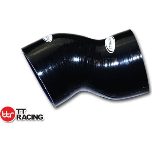 TT1821BK - 80mm silicone airbox hose K for Subaru Impreza WRX GD/GG Forester SF5 SG5 - BLACK
