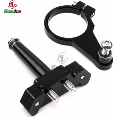Universal Motorcycle Adjustable Steering Damper Stabilizer Mounting Bracket For YAMAHA R15 V3 2018-2020