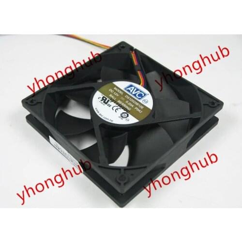 AVC DS12025B12E P042 DC 12V 0.20A 120x120x25mm Server Cooling Fan
