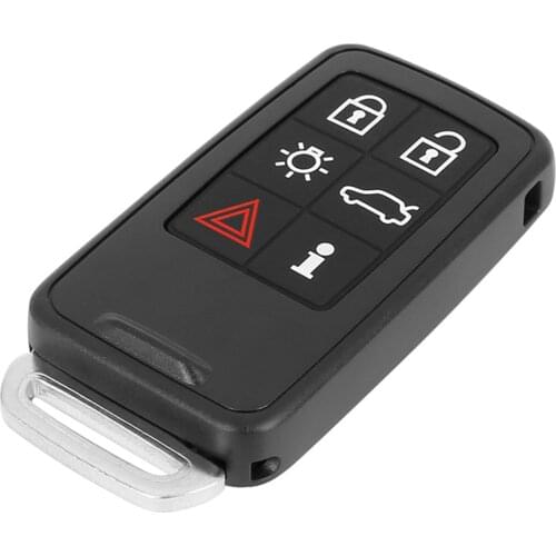 X Autohaux New Car Keyless Remote Key Fob Shell Case Black Car Key Replacement Shell Case KR55WK49264 for Volvo V60 2013-2016