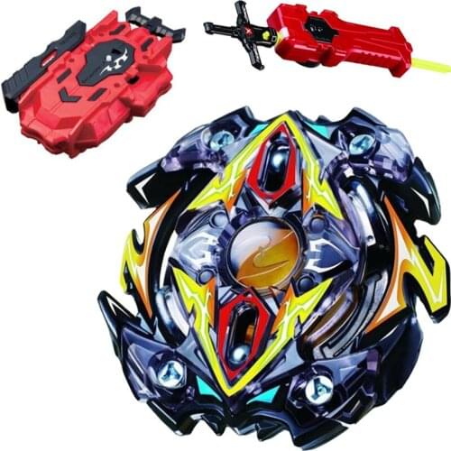 Zillion Zeus / Zeutron BOOSTER Spinning Top Burst B-59 + LR RED Launcher and Sword Launcher