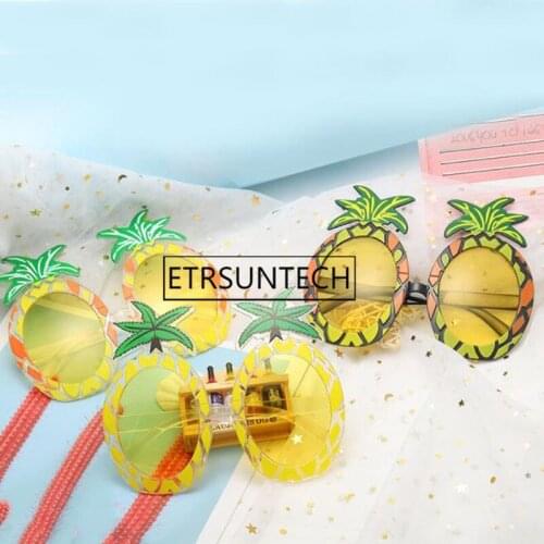 100pcs Hawaii Pineapple Beach Party Glasses Sunglasses Fancy Dress Christmas Decor Gift Party Decoration