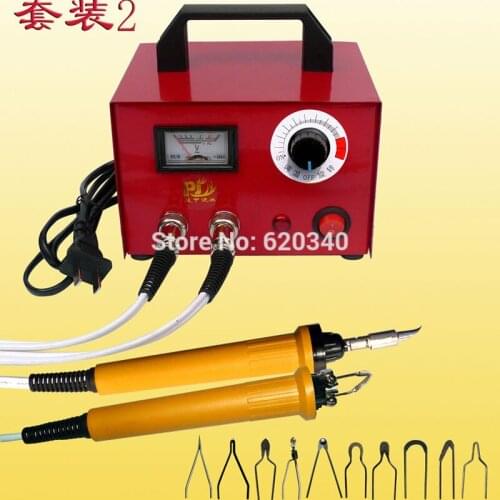 100W Multifunction pyrography machine Gourd Wooden pyrography 2pyrography pen+10 Solder tip blade Gourd portrayed machine