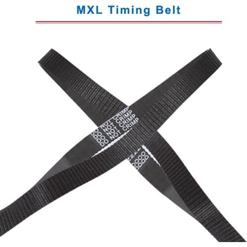 2 pcs MXL Timing Belt model-218/220/221/224/224.8/228/230.4/232/236/238MXL Transmission Belt Width 6/10mm For MXL Timing Pulley