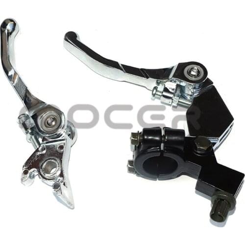 Anti-fall folding clutch/brake lever 22mm 7/8 inch suitable for motor off-road pit soil bicycle handlebar 110cc 125cc 140cc