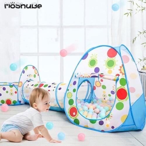 Baby Ball Pool Boys Girls Kids Ball Pit Playground Game Playhouse Activity Game Dry Pool Toy for Children Indoor Tents