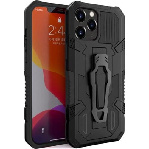 Armor Stand Holder Belt Clip Cover For iPhone 13 Pro Funda Luxury Shockproof Case For iphone 12 11 Pro Max XR X XS Max 7 8 Plus