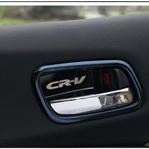 For Honda CRV CR-V 2012 2013 2014 2015 2016 Car door bowl decorated patch interior Handle Protector Cover sticker