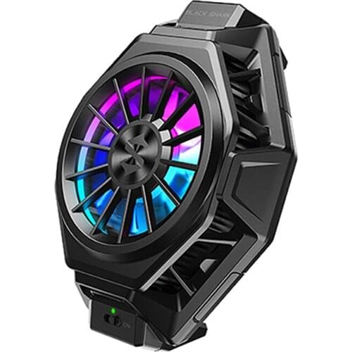 Mobile Phone Heat Sink Gaming Cooling Fan for iPhone 12,Xiaomi POCO X3,Redmi Note 9 Pro Huawei Phone Cooler