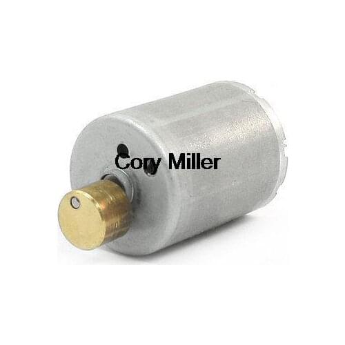 Round Shaft Cylinder Electric Mini Vibration Motor 4600RPM DC 12V
