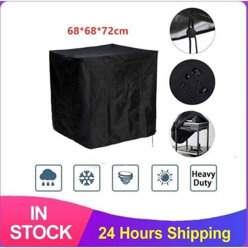 210D Oxford Cloth Square BBQ Grill Cover Oven Cloth Cover Protective Dustproof Rainproof Cloth Cover Furniture Protective Cover
