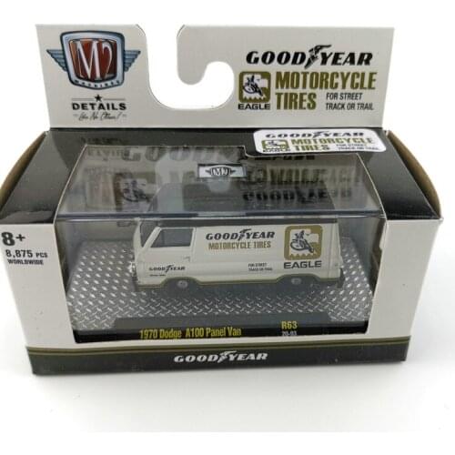 M2 machines 1:64 1970 Dode A100 Panel Van Collection Metal Die-cast Simulation Model Cars Toys