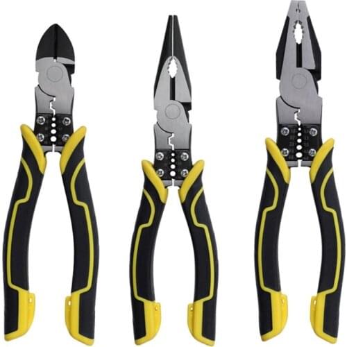 2021 New Multifunctional Wire Pliers Wire Stripper Crimper Cutter for Electronic Circuit Welding and Trimming Anti-Corrosion