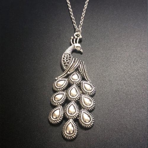 New Fashion Necklace bird peacock phoenix Pendants Short Long Women Men Colar Gift Jewelry Choker