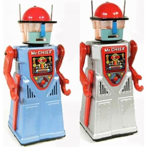 Antique Style Tin Toys Wind Up Toys Robots iron Metal Models for Children/Adult Home Decoration Craft Tin Wind Up Toys Gifts