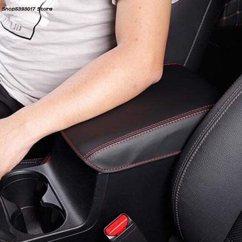 Car Console Armrest Box Protector Cover Leather Sleeve Central Box Anti-dirty Set For Mazda CX5 CX-5 2017 2018 2019 2020 2021