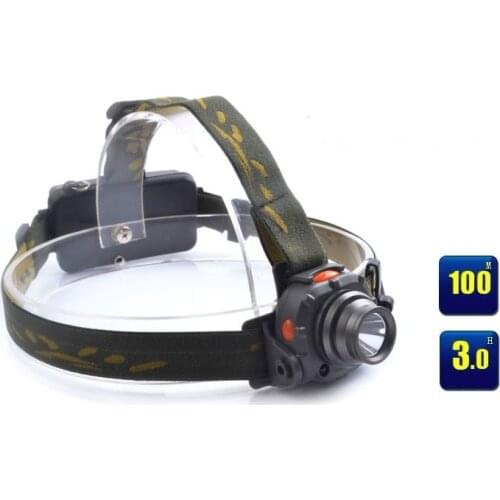 Portable Outdoor Sensor Function XPE Q5 500LM 3-modes 5w AAA/18650 Plastic Induction Led HeadLamp Headlight Torch