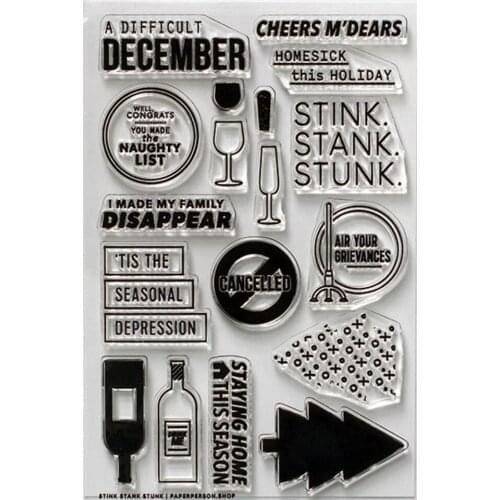 English Clear Stamp Transparent seal for DIY scrapbooking/Card Making c597