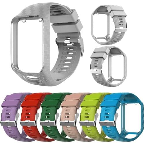 Wrist Band Watch Strap for TomTom 2 3 Replacement Bracelet Soft Watchband Silicone Belt for Runner Spark Watch Fitness Tracker
