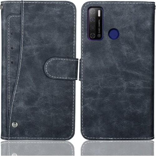 Luxury Wallet Tecno Spark Power 2 Case 7" Vintage Flip Leather Business Protective Cover Case With Card Slots