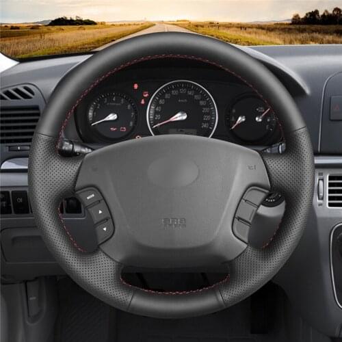 DIY Anti-Slip Wear-Resistant Steering Wheel Cover For Hyundai Sonata 2(NF ) 2005-2009 Car Interior Decoration