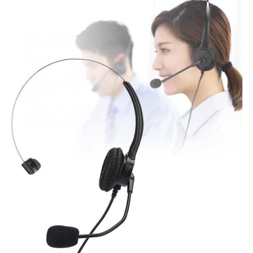 Telephone Monaural Headset Landline Phone Headphone with Microphone for Home Use audifono Headset for Landline Phone