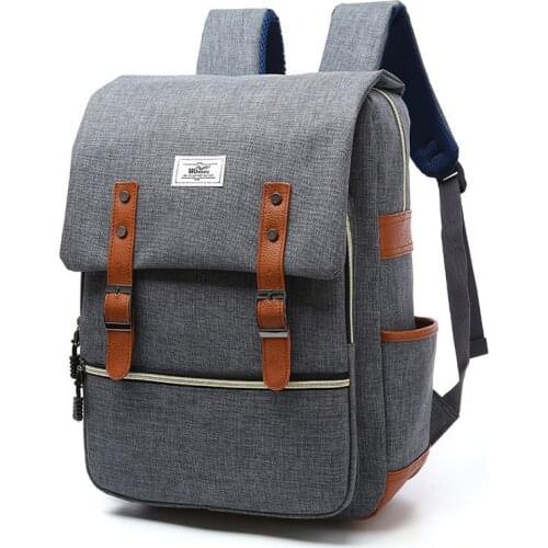 Vintage Women Nylon Backpack School Bags For Teenagers Large Quality Fashion Men Laptop Backpacks Mochilas Escolar