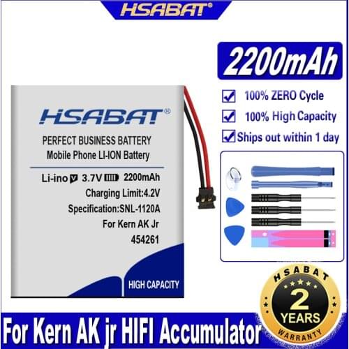 HSABAT Kern AK jr HIFI 2200mAh Battery for Iriver Astell & Kern AK jr HIFI Player Speaker Batteries