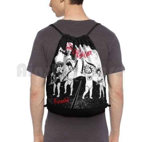 Amuck! Backpack Drawstring Bag Riding Climbing Gym Bag Emancipated Toddlers Amuck Music Single Album Single Single Art Album