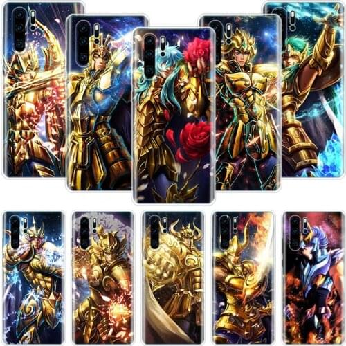 Anime Saint Seiya Phone Case For Huawei Honor 10 9 20 9X 8A 8X 8S 7A 7X Lite Pro 10i 20i Y5 Y6 Y7 Y9 2019 Cover Coque