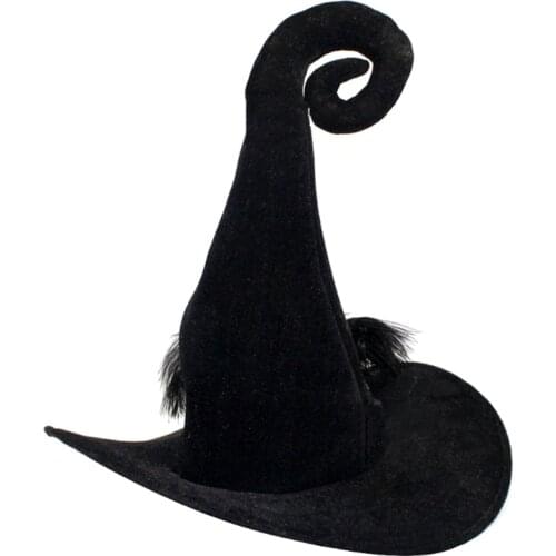 Halloween Witch Wizard Hat Party Costume Headgear Devil Cosplay Props Decoration Accessories for Adult Women Men