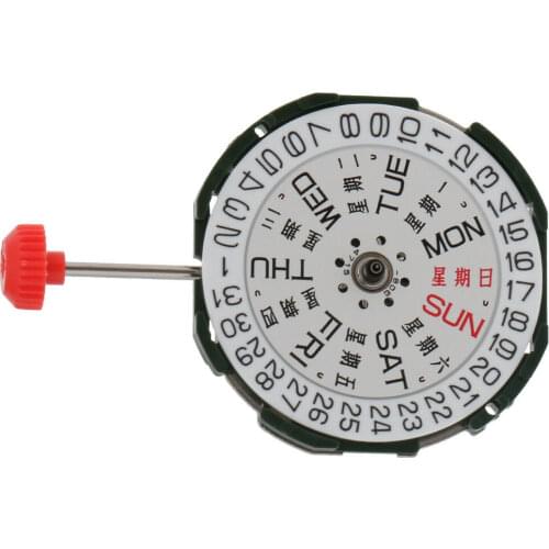 Watch Tools New 2035 Men Quartz Watch Movement Battery INcluded Calibre Replace Repairs Watch Parts With Dual Calendar