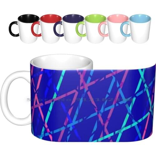 80s Nostalgia Ceramic Mugs Coffee Cups Milk Tea Mug Groove Colorful Colors Fashion Style 80s Family Shopping Kids Music 1980