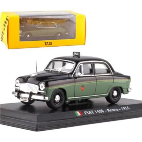 1:43 scale alloy classic Fiat Ford taxi die-cast car model car toy adult children collection gift family decoration display