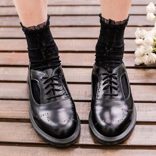 Korea New Literature and Art Vintage Lace Socks Japanese Lolita Wild Fairy Fashion Socks kawaii Lolita socks women funny socks