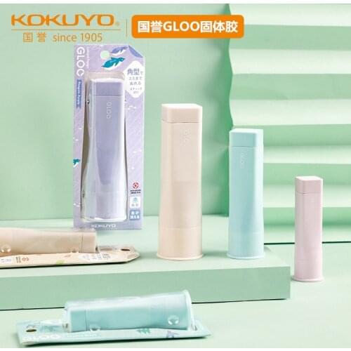 KOKUYO Limited Kawaii G311 GLOO Square Solid Glue Guns Sticks Three Sizes S M L DIY Tools Student Handmade Office Supplies