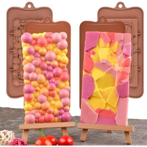 Meibum Non-Stick Silicone Chocolate Molds Whole Block Jelly Candy Chunks Baking Tools Kitchen Accessories Pastry Decoration