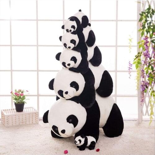 Cute Baby Big Giant Panda Plush Stuffed Animal Doll Animals Toy Pillow Cartoon Kawaii Dolls Girls Gifts Soft Panda Pillow